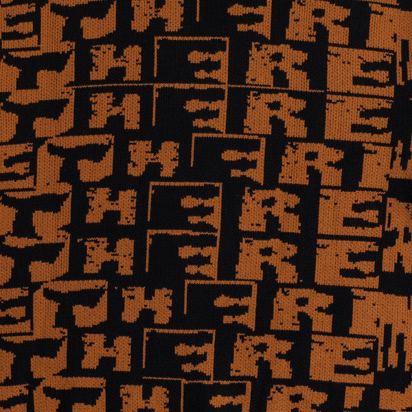 There Tore Knit, black / brown