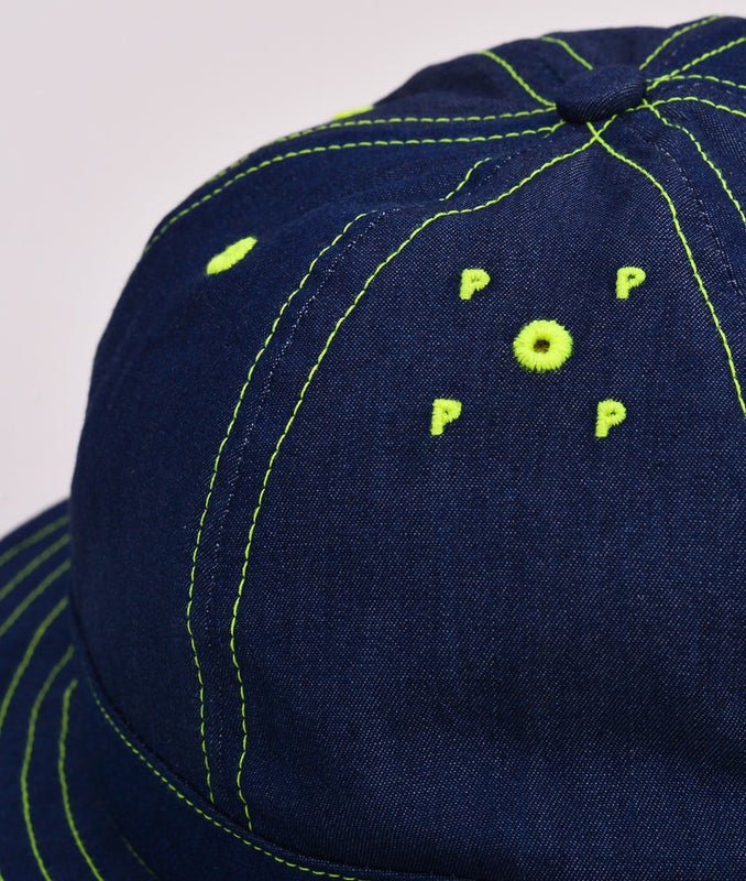 Pop Lex Pott Bell hat, raw denim