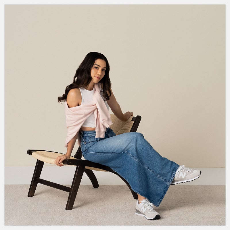 New Balance 574  Core Women's, nimbus cloud / white