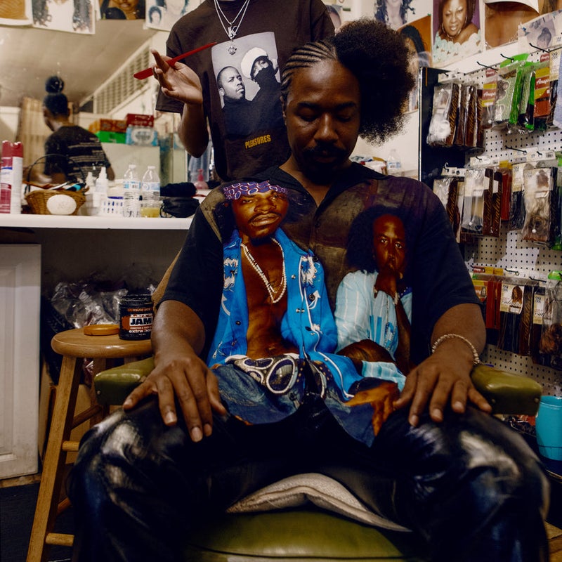 Pleasures x Outkast Kryptonite Button Down, black