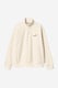 Carhartt Half Zip American Script Sweatshirt, natural