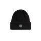 Polar Double Fold Merino Beanie, black