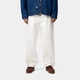 Carhartt Aaron Pant, white rinsed