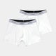 Carhartt Cotton Trunks 2-pack, white + white.
