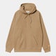 Carhartt Hooded Chase sweat, peanut / gold