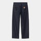 Carhartt Landon Pant, blue rinsed (leather patch)