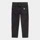 Carhartt Newel Pant, black stone washed.