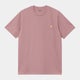 Carhartt S/S Chase Tee, glassy pink