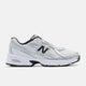 New Balance 740, white / silver metallic / black.