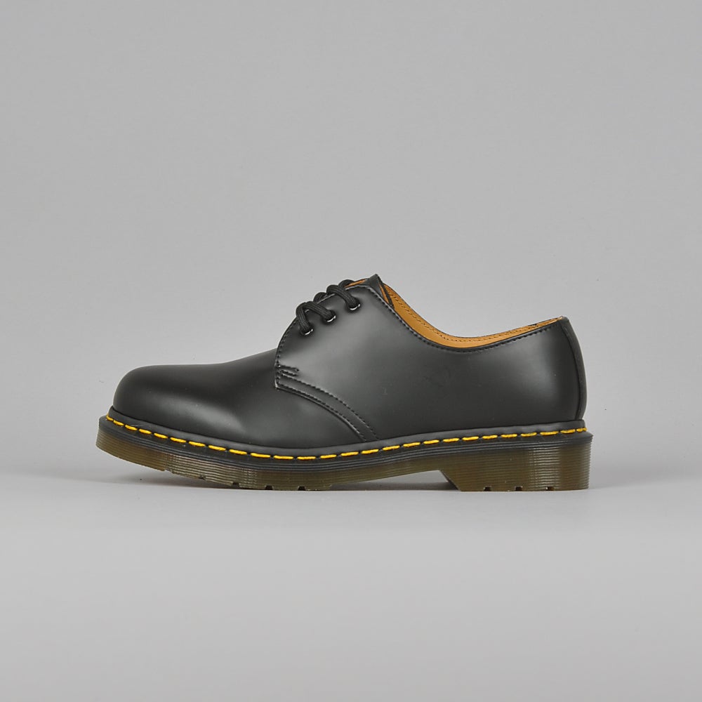 smooth black doc martens